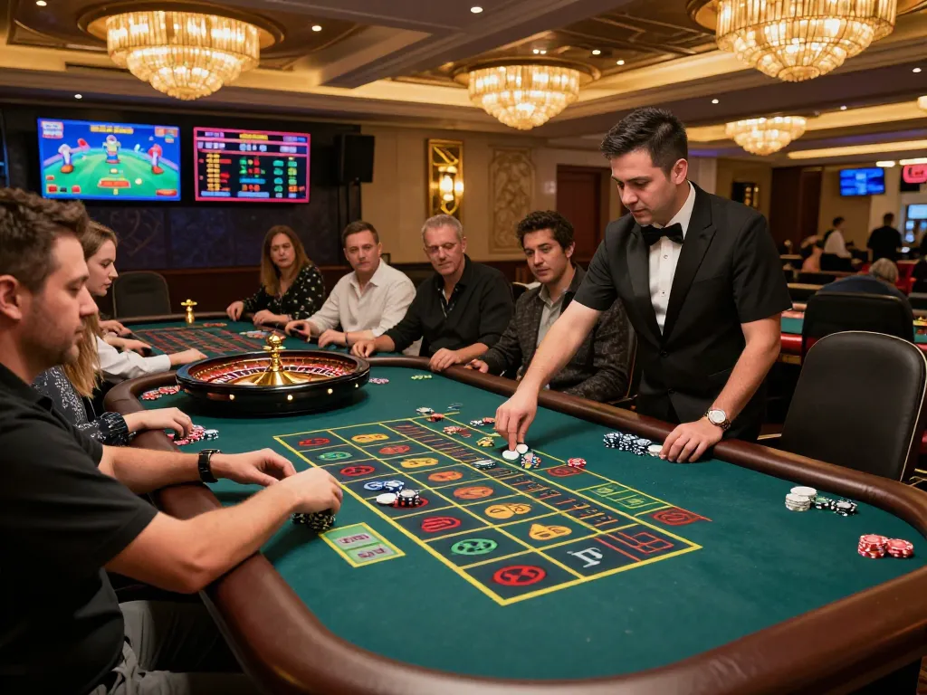 Experience thrilling gameplay at 789win's live dealer roulette table with players engaging actively.