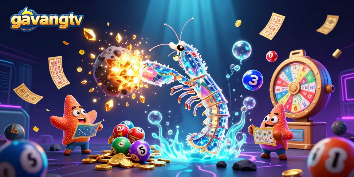 Spin to win with gavangtv's vibrant gaming scene featuring dynamic lottery elements and stunning artwork.