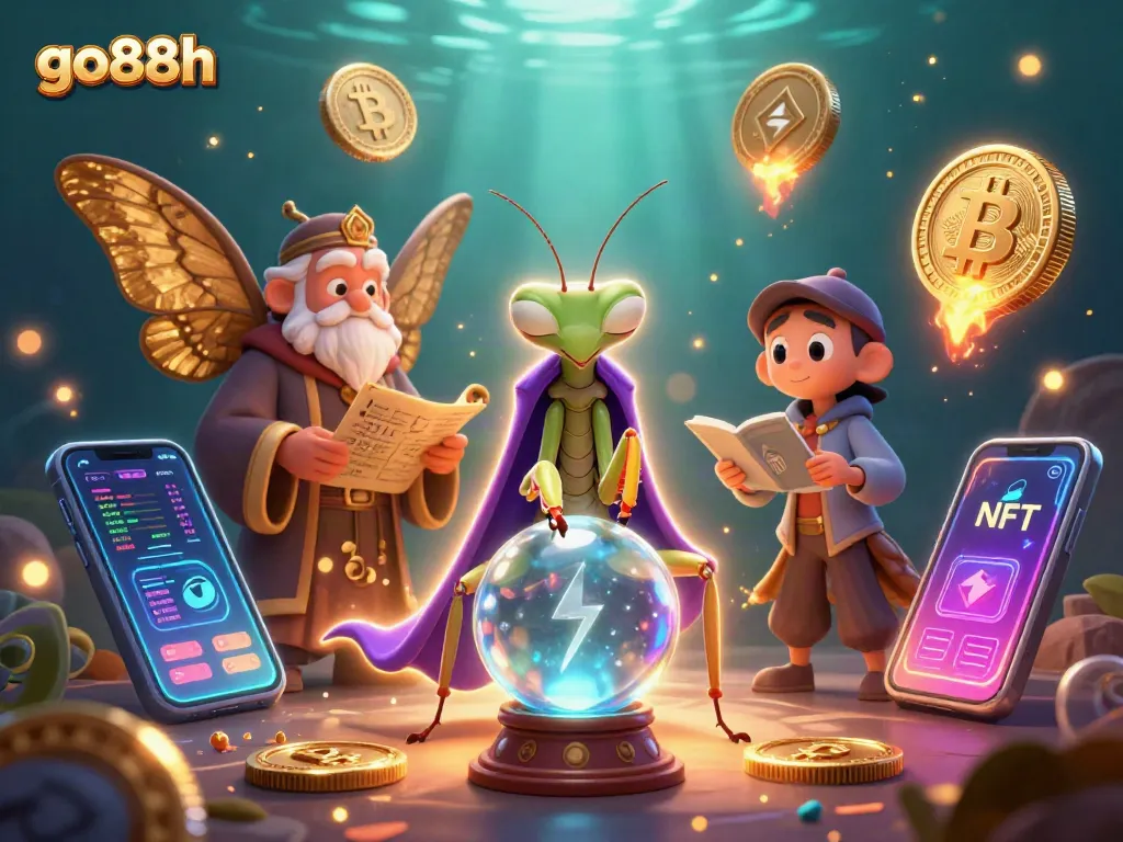 Engage with go88h's thrilling casino experiences featuring mystical characters and 3D crypto elements.