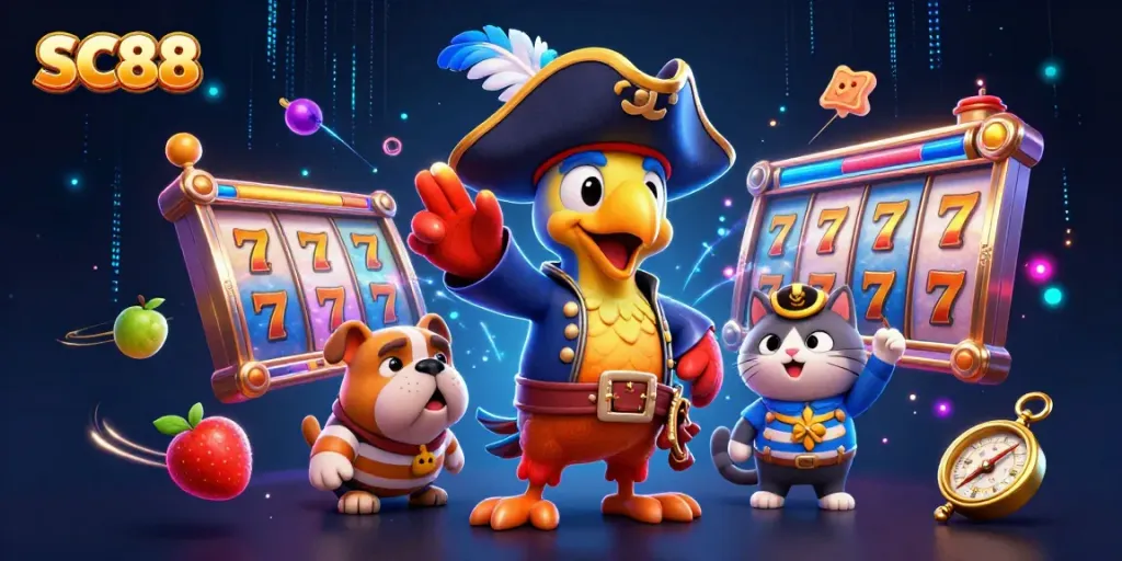 Engage in thrilling slots with SC88, featuring rich scenes and dynamic action.