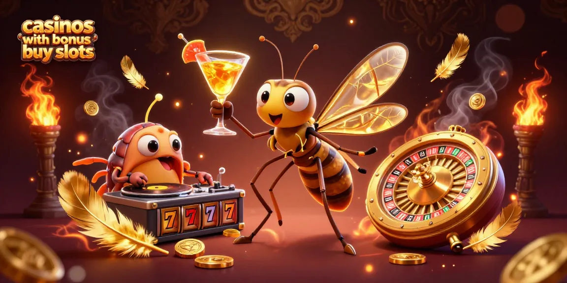 Experience the thrill at casinos with bonus buy slots with vivid 3D characters and vibrant game elements.