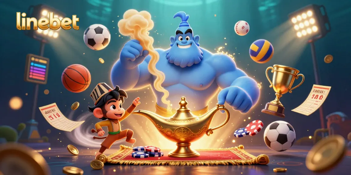Engage with linebet's excitement by betting on a vibrant 3D scene filled with casino magic.