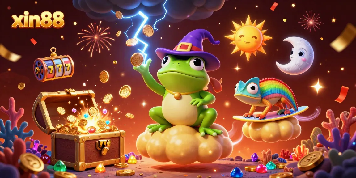 Experience winning moments with xin88 in a dynamic casino scene filled with gaming excitement.