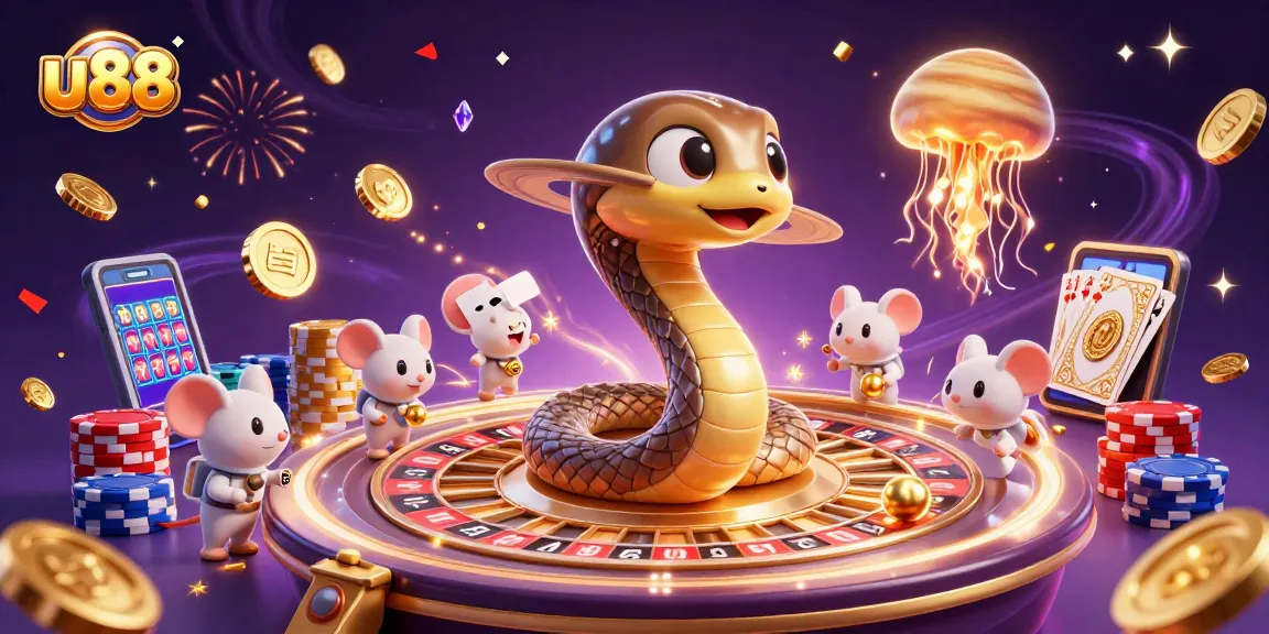 Engage in thrilling gameplay with u88's dynamic gambling scene filled with fun elements.