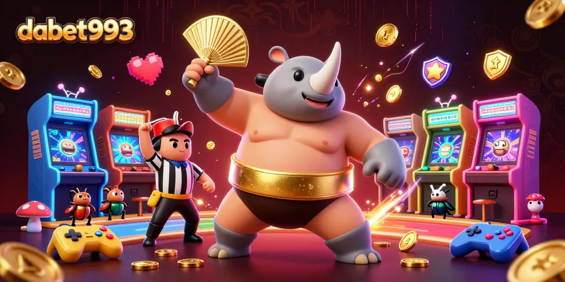 Experience the thrill of winning at dabet993 with our vibrant 3D casino game illustration, featuring unique characters and exciting gameplay elements.