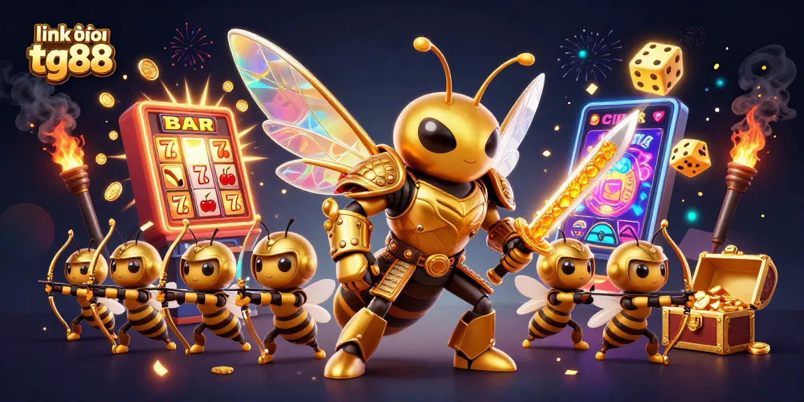 Experience the thrilling link vào tg88 with a vibrant 3D casino scene packed with action and excitement.