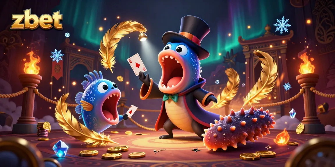 Experience thrilling zbet action with 3D characters showcasing captivating card tricks.