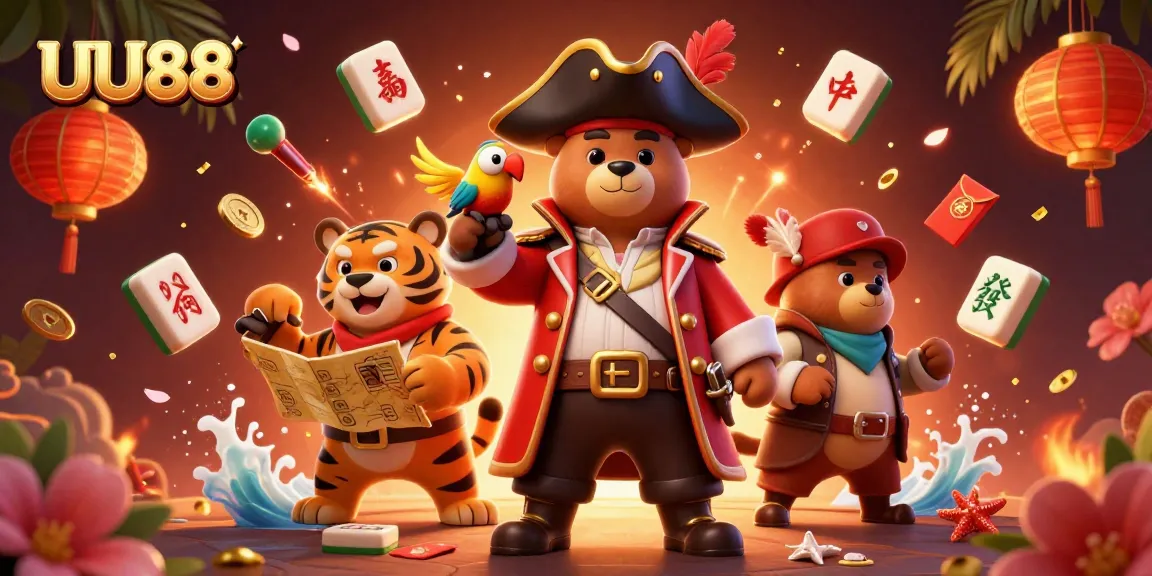 Experience winning thrills with UU88 through an exciting 3D cartoon casino adventure!