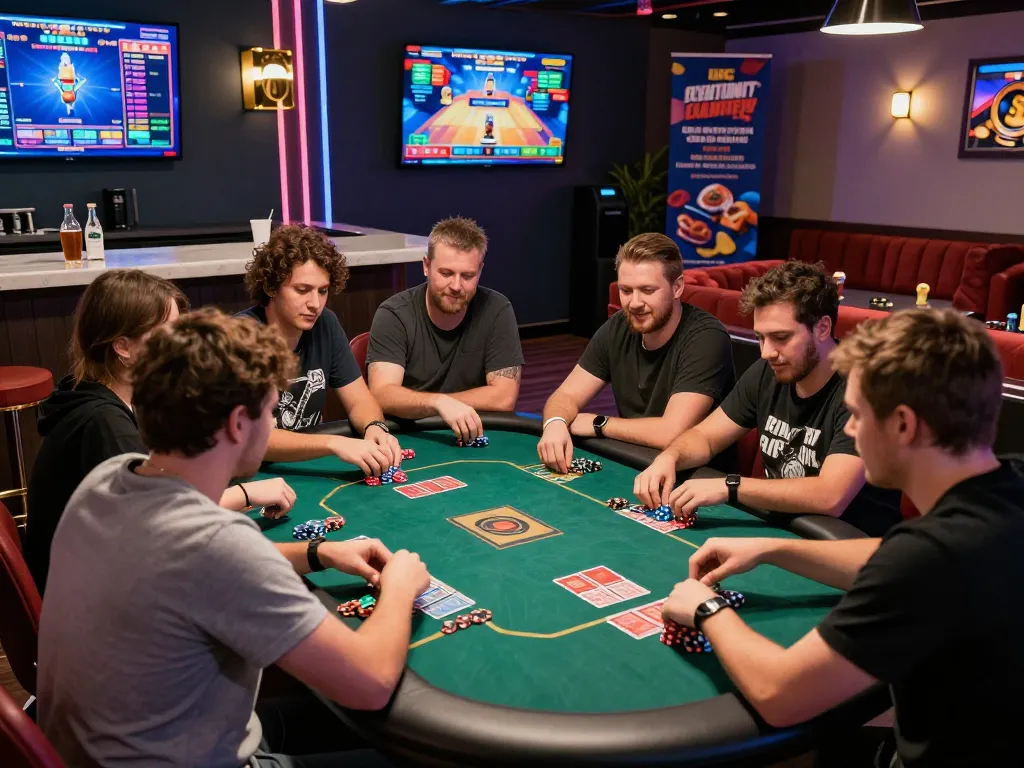 Exciting gaming atmosphere at https://sunwin333.com/ with players enjoying vibrant tabletop games and engaging in thrilling online casino experiences.
