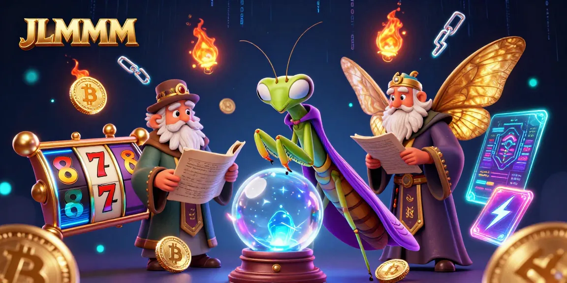 Experience thrilling gameplay with JLMMM at an exciting casino featuring animated characters and digital elements.