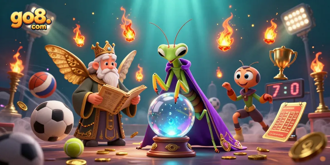 Engage in thrilling gameplay at go8. com with dynamic sports betting action illustrated featuring vibrant characters.