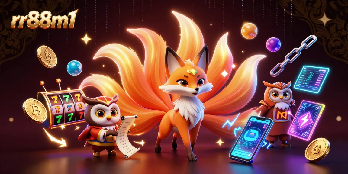 Experience vibrant gaming at rr88m1 with a unique nine-tailed fox spirit and lively gaming elements.