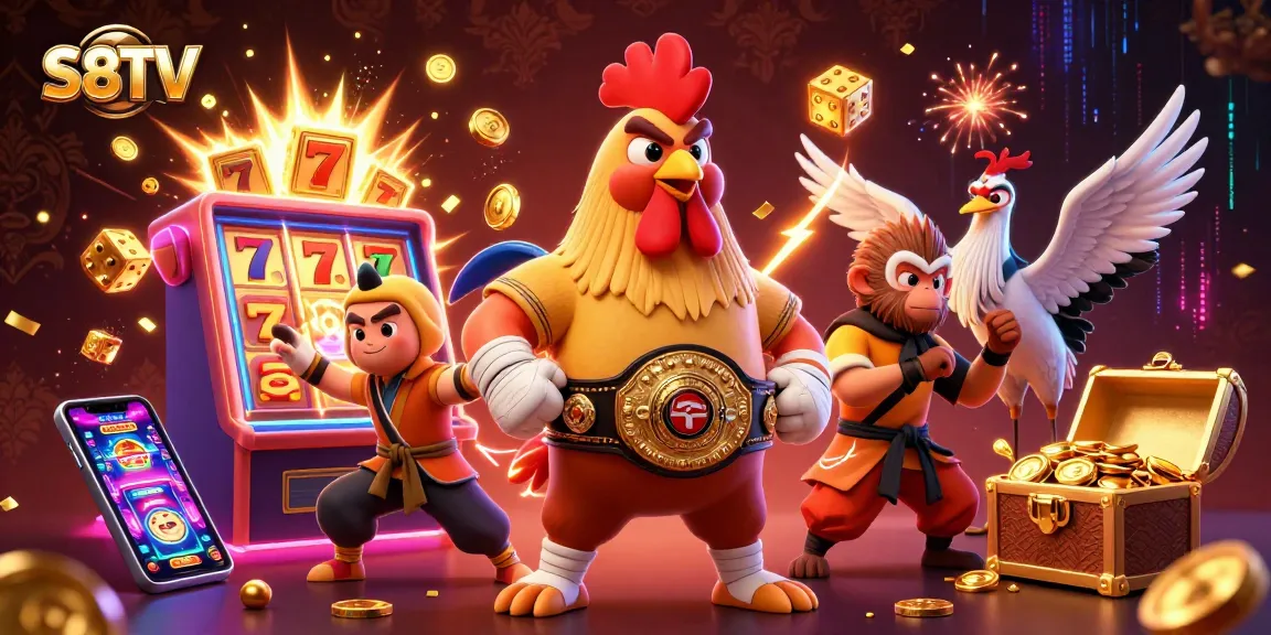 S8TV offers a thrilling bet experience with vibrant characters and dynamic casino elements.
