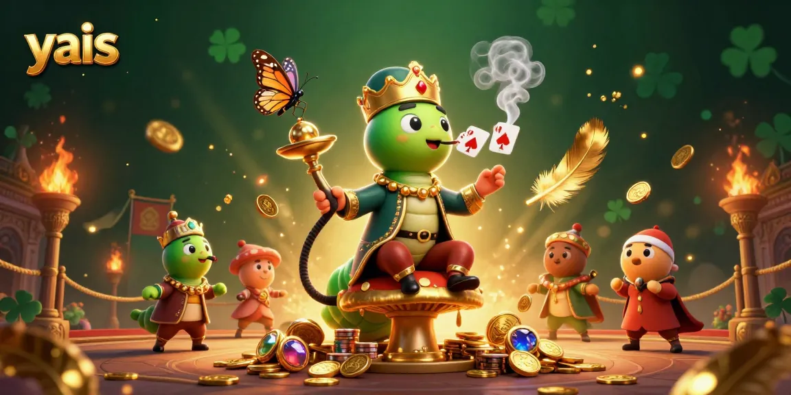 yais enhances winning opportunities in this vibrant casino scene with poker symbols and games.