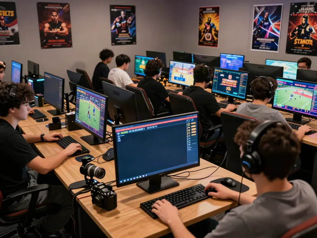 DA88 online gaming scene showing players engaged in casino and sports betting activities