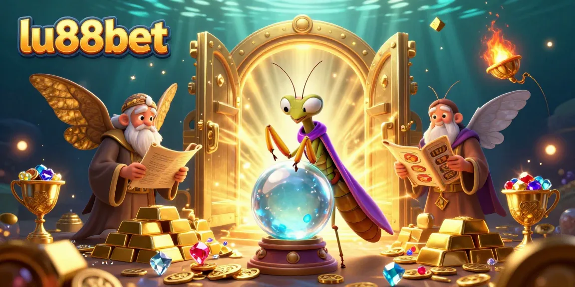 Experience thrilling wins at lu88bet with immersive casino elements and vibrant 3D illustration.