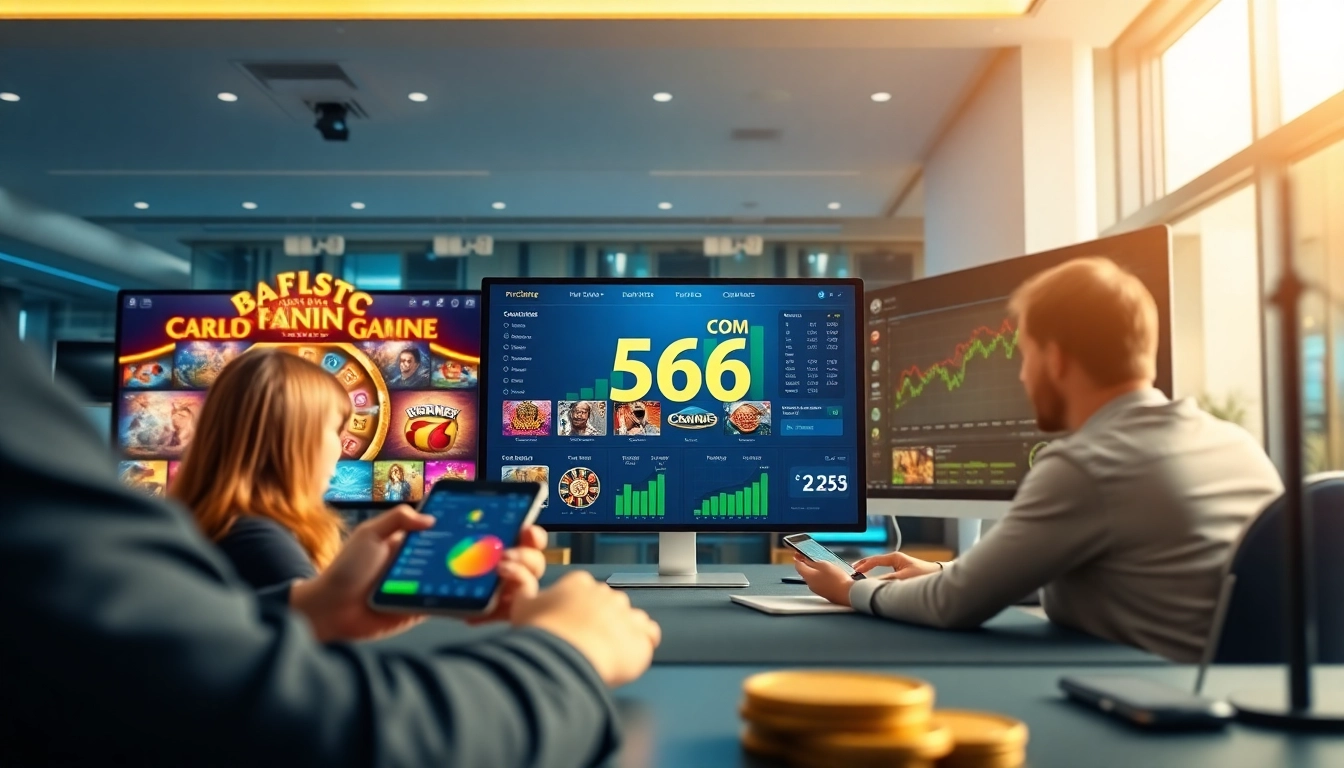 Interactive gaming scene on 566.com, showcasing a modern virtual casino experience.