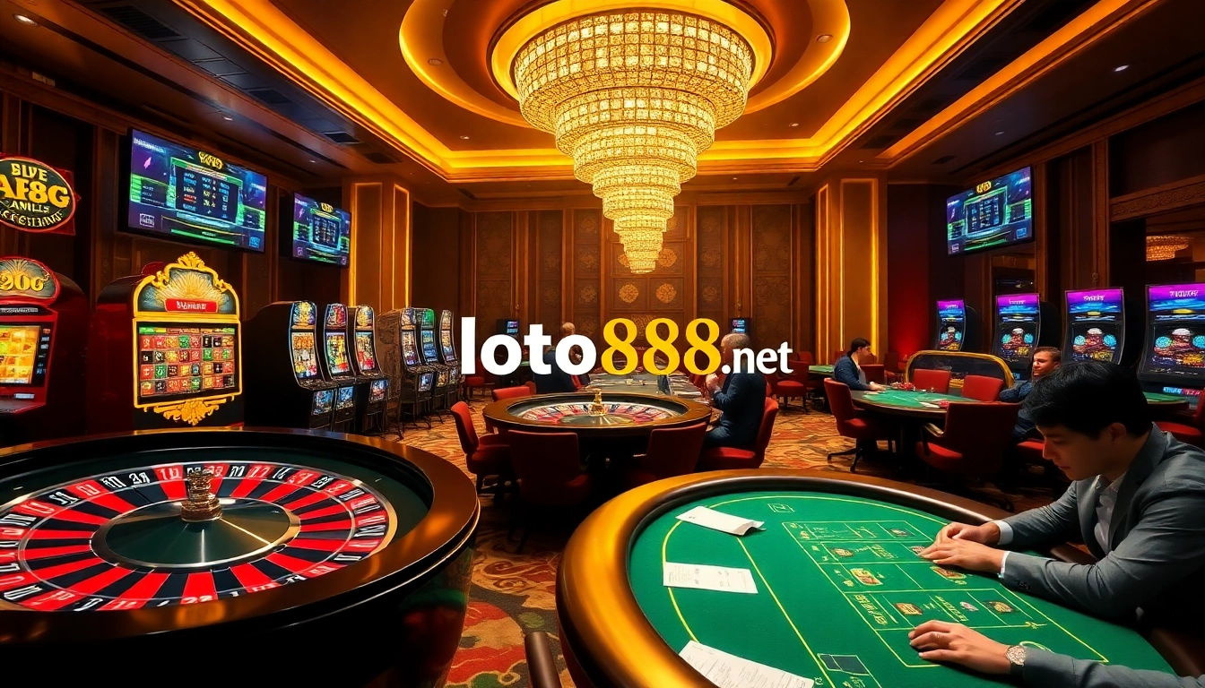 Experience the thrilling atmosphere of loto188.gb.net with dynamic casino games and vibrant betting options.