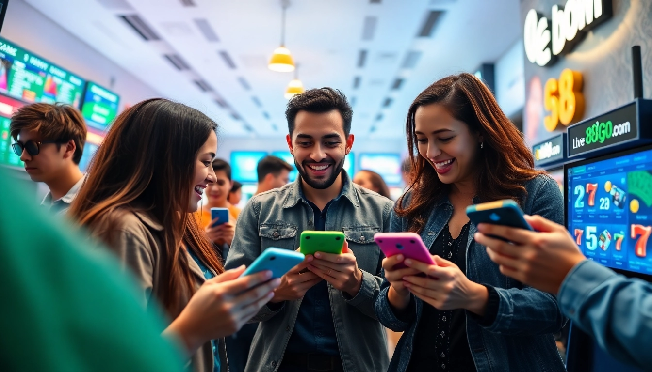 Exciting online gaming environment at new88go.com showcasing vibrant user interaction and diverse games.