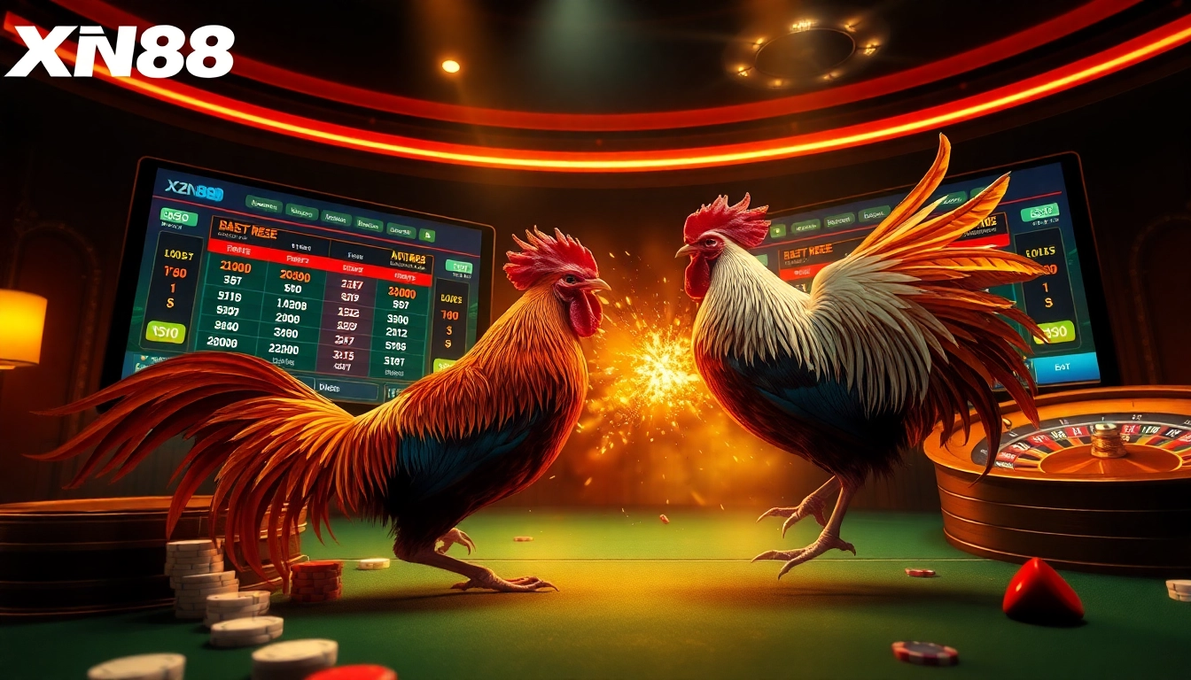Experience the excitement of đá gà xn88 with live betting visuals and dynamic odds.