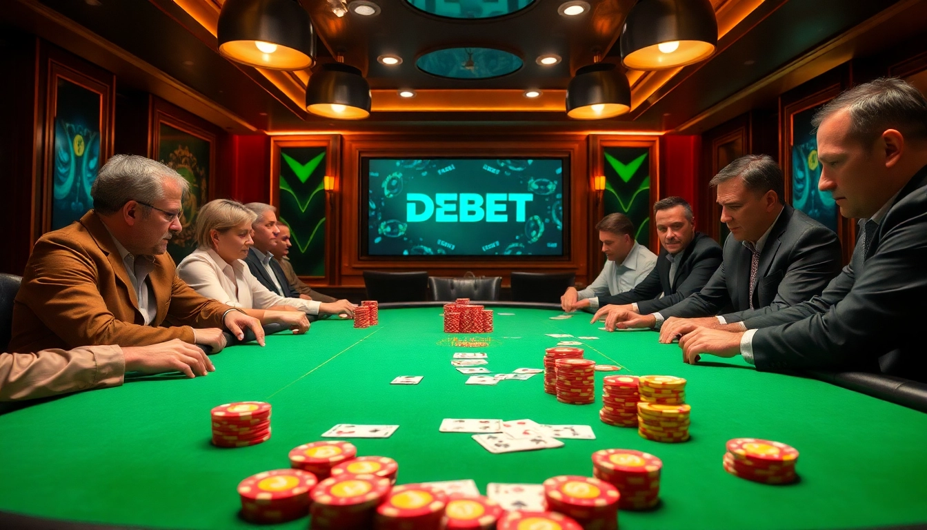 Experience the thrill of professional gambling at Nhà cái DEBET's luxurious casino table, where strategy meets excitement.