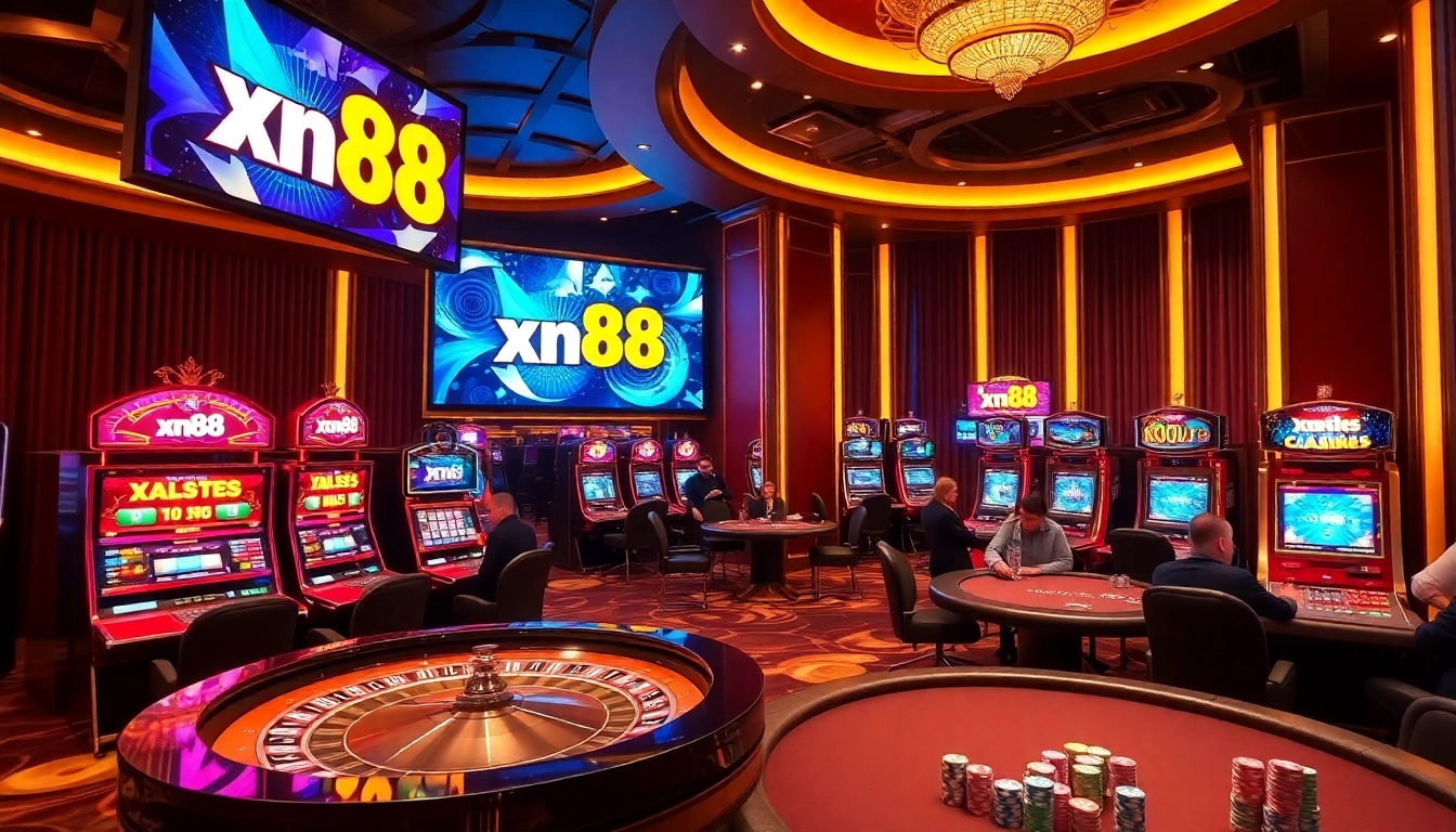 Experience the thrill of xn88 casino gaming with vibrant slots and exciting roulette.