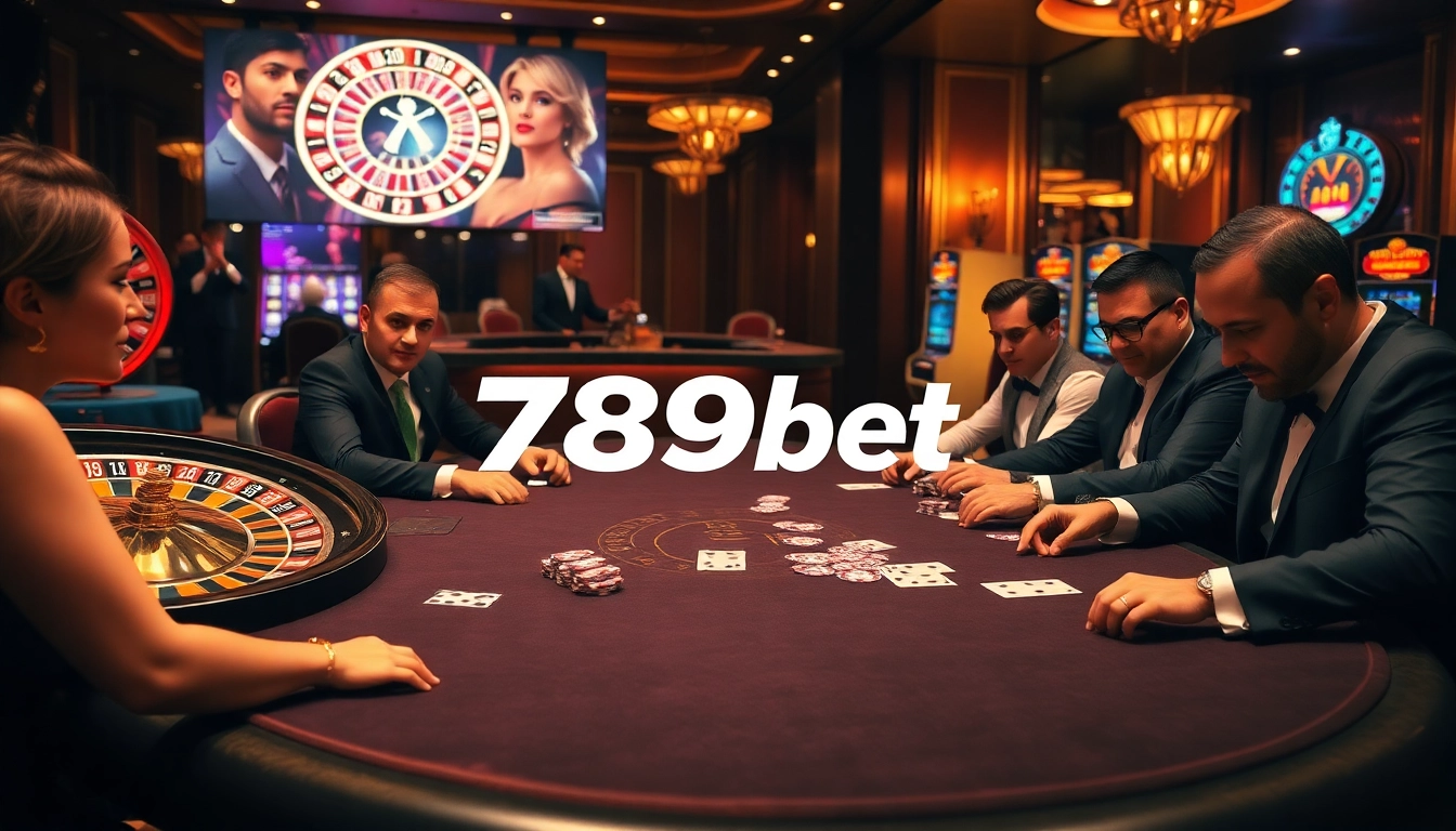 Experience the thrill of 789bet at a luxurious casino table with exciting gameplay.