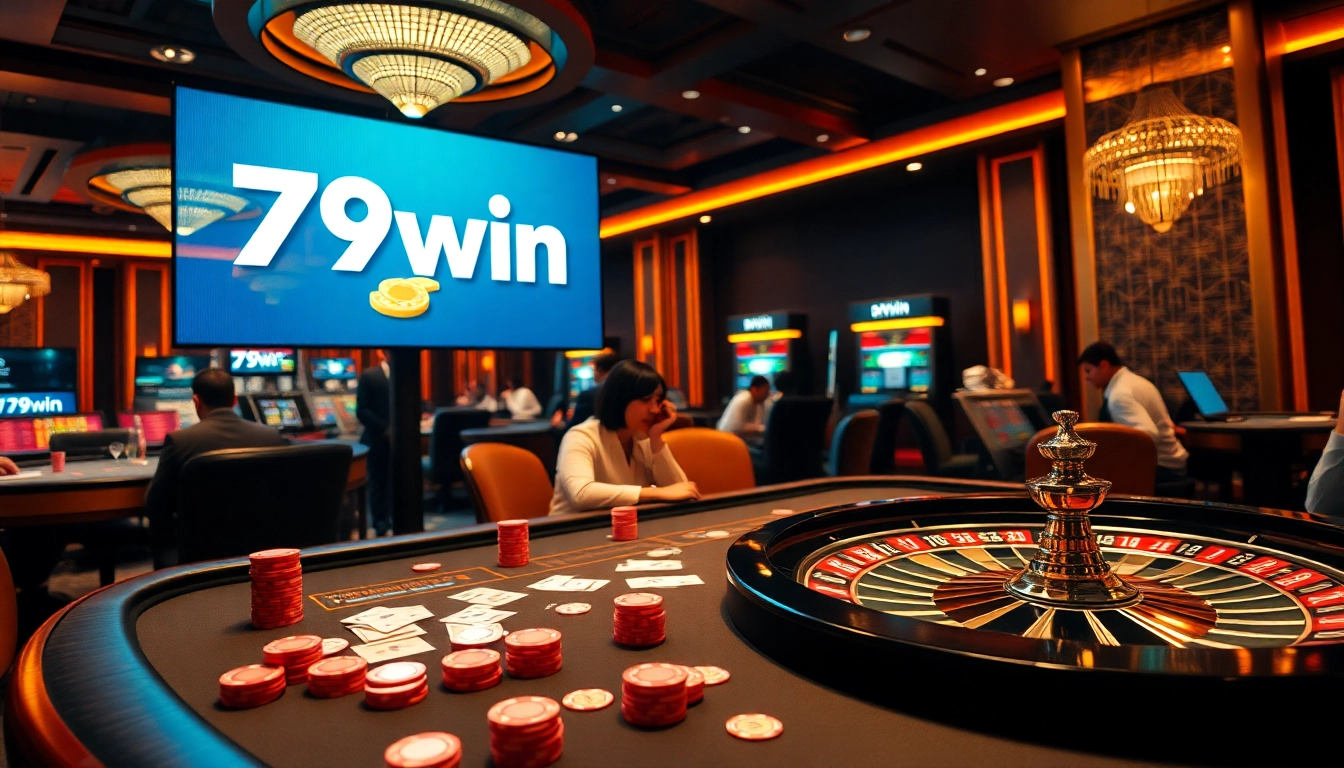 Experience the thrill of 79win at a vibrant casino filled with excitement and action.