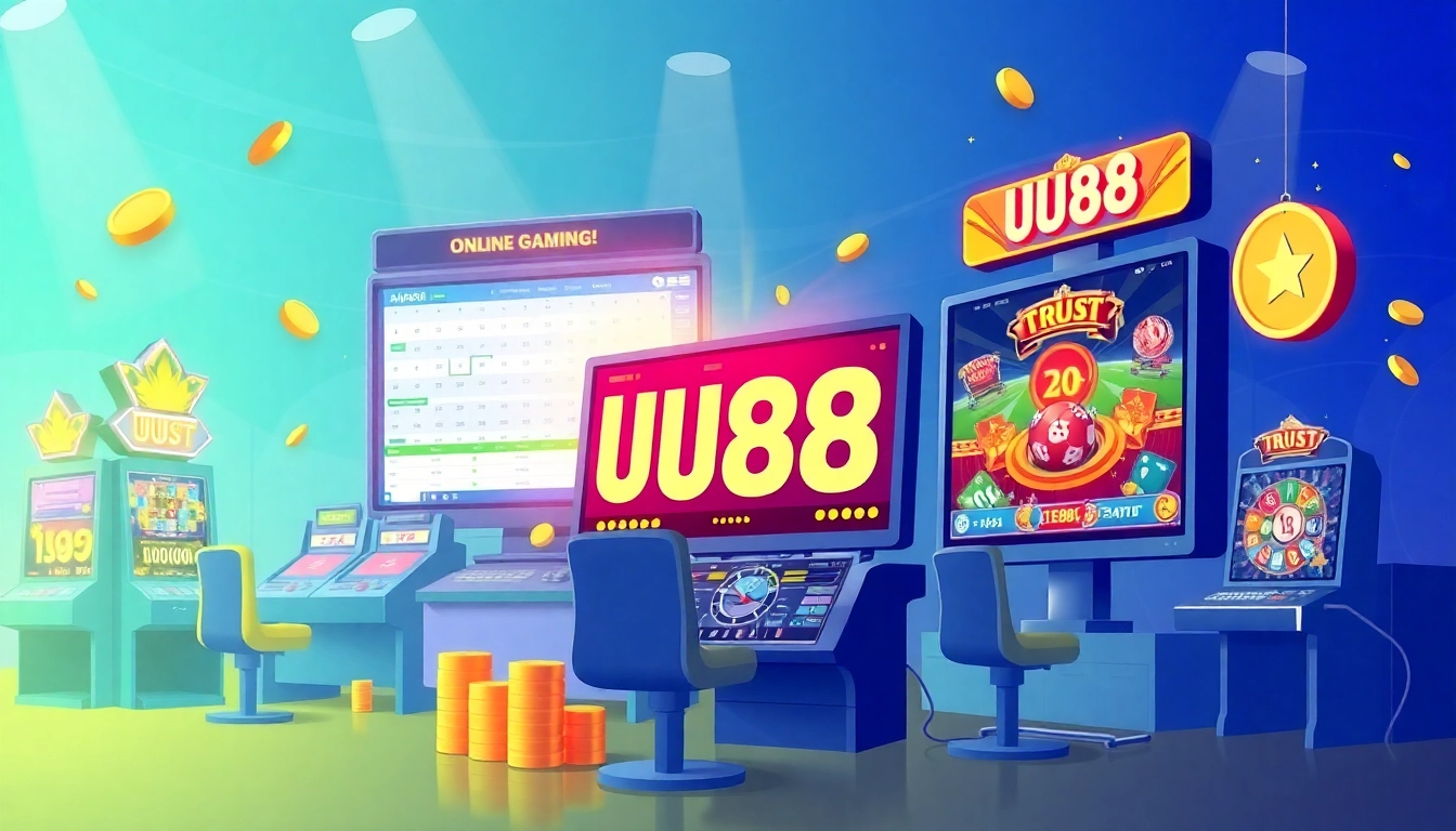 Exciting gameplay at UU88, featuring vibrant online casino elements and sports betting experiences.
