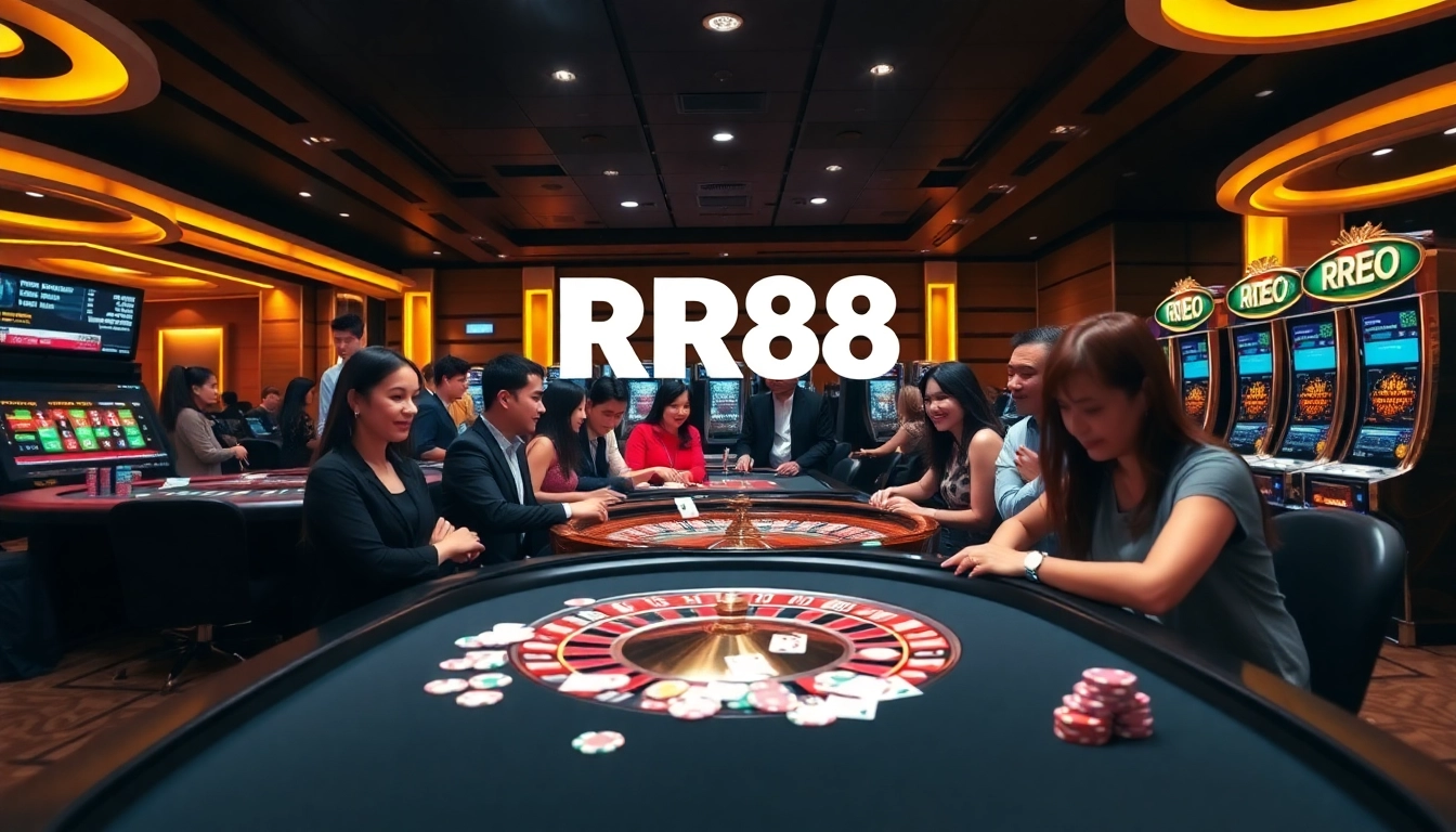 Experience the thrill of RR88 with dynamic casino games, vibrant atmosphere, and exciting tables.