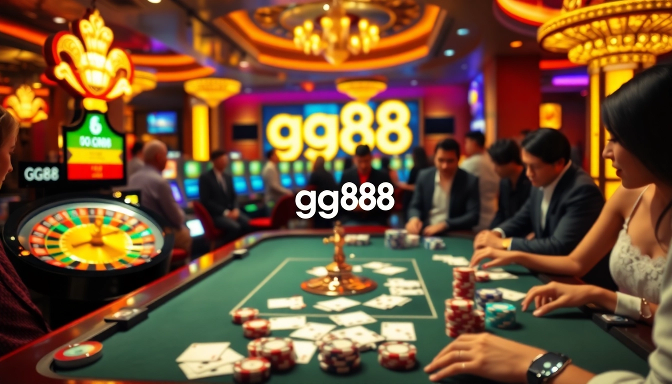Experience the thrill of online gaming with gg88's professional casino atmosphere.