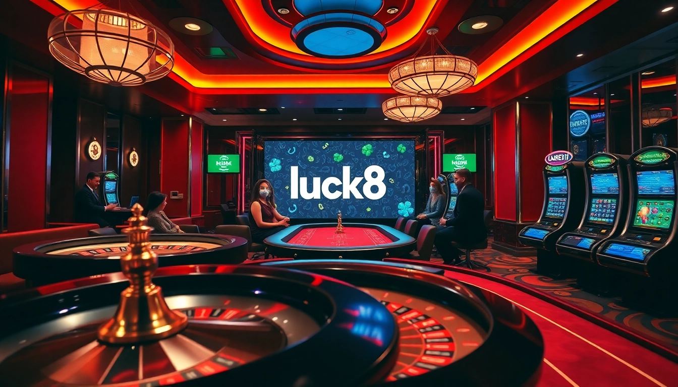 Experience excitement at luck8 đăng nhập with vibrant casino activities and games.