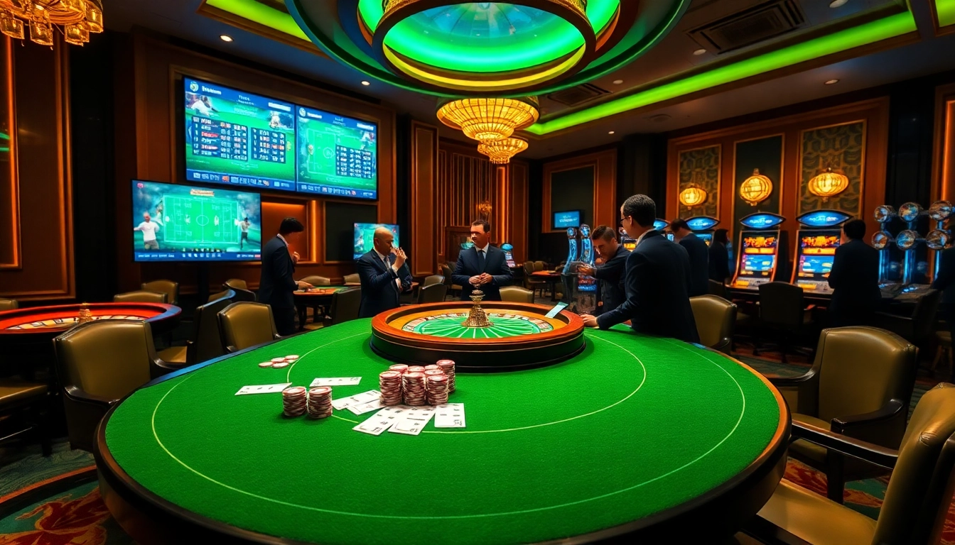 Kèo Nhà Cái enhances sports betting excitement with a vibrant casino betting scene.