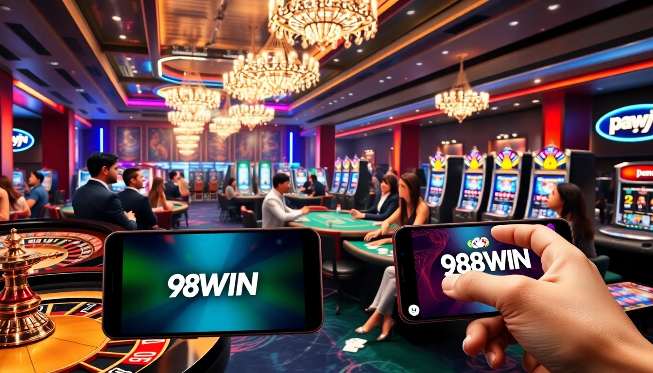 Experience thrilling games at 98win.money with vibrant casino visuals and engaging player interactions.