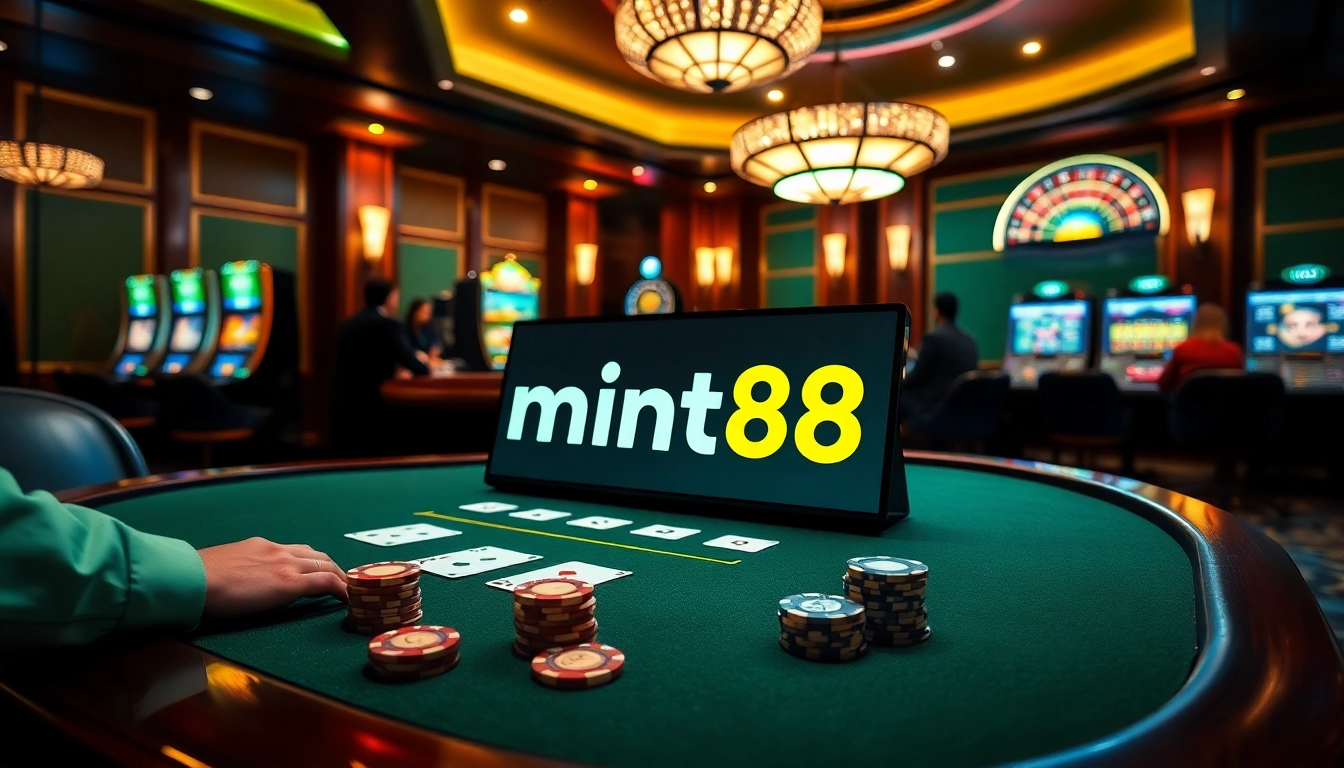 Engage with thrilling casino games at mint88 with vibrant environments and exciting gameplay.