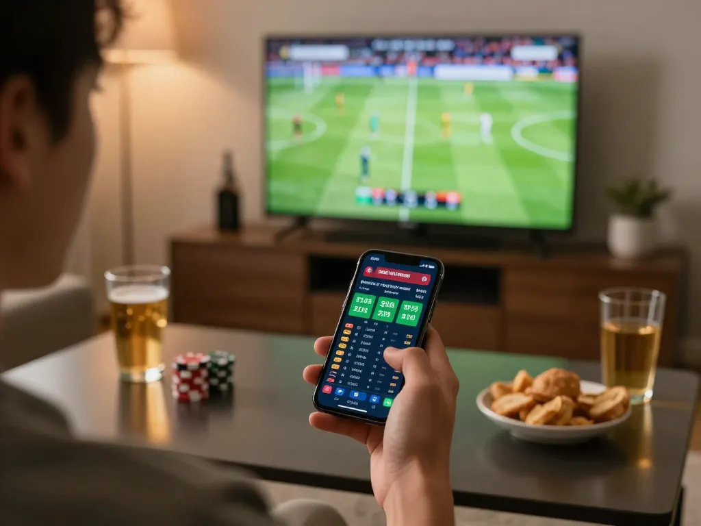 Place a bet on ผลบอลวันนี้ while enjoying a live football match from home.