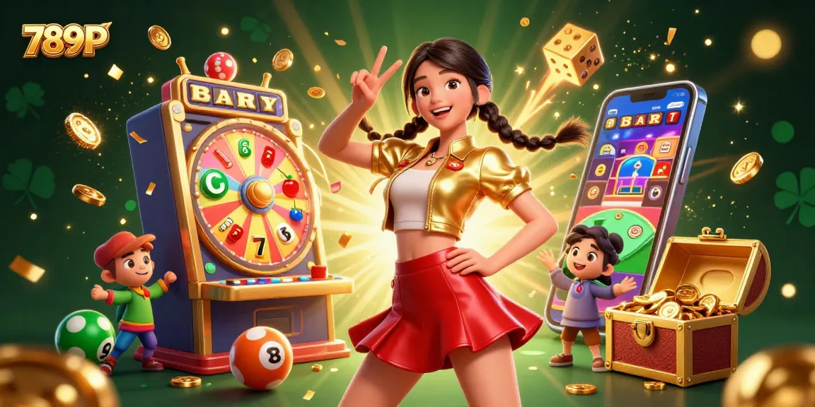 Win big at 789P with vibrant lottery balls and a jackpot explosion in stunning casino illustration.