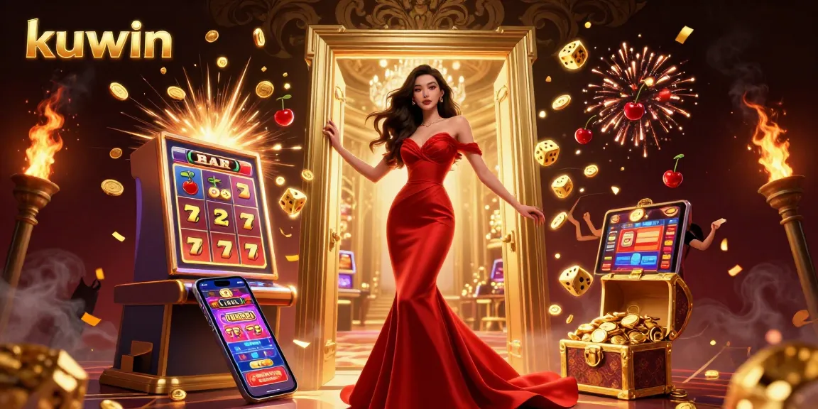Experience the thrill of kuwin with a captivating casino scene featuring dynamic games and jackpots.