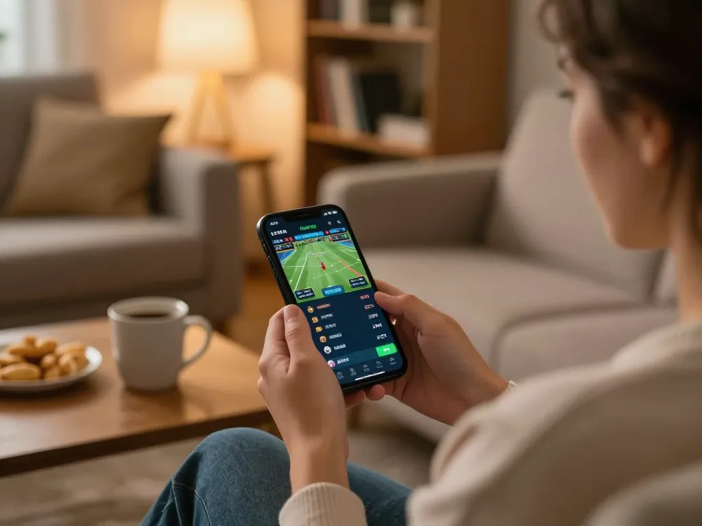 Engaging in live sports betting on mobile app at home while managing bankroll effectively on ga8888.